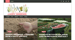 Desktop Screenshot of conseil-jardinage.com